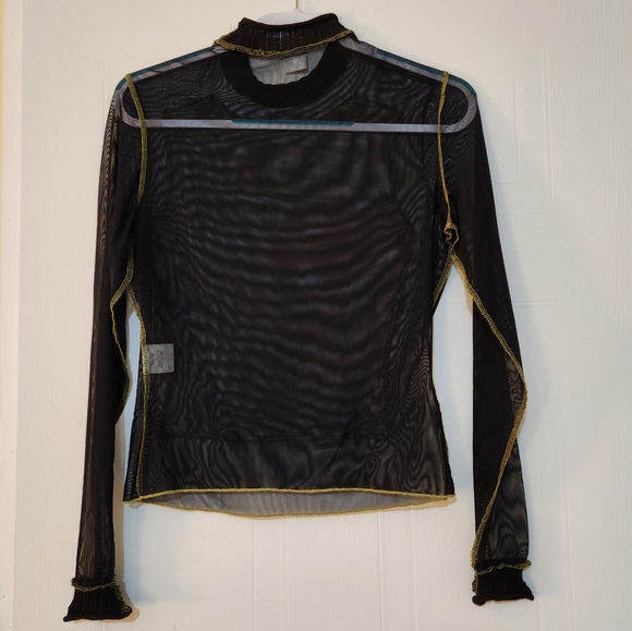 Vintage 90s sheer/mesh Love Amour top - Picture 3 of 7